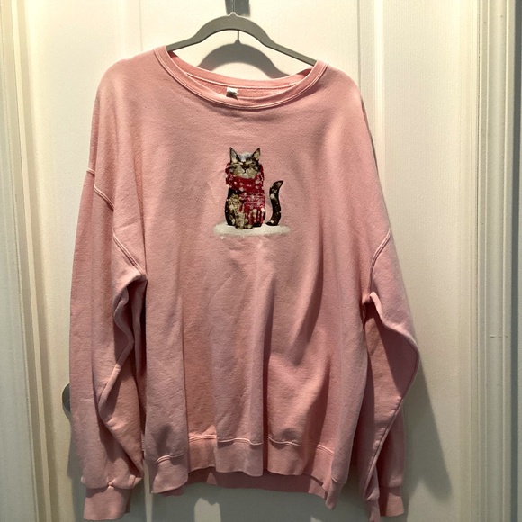 Jerzees  pink sweatshirt - Picture 1 of 7